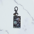 The Lovers Iridescent Tarot Card Keychain