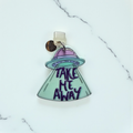 Take Me Away UFO Glow In The Dark Dust Plug