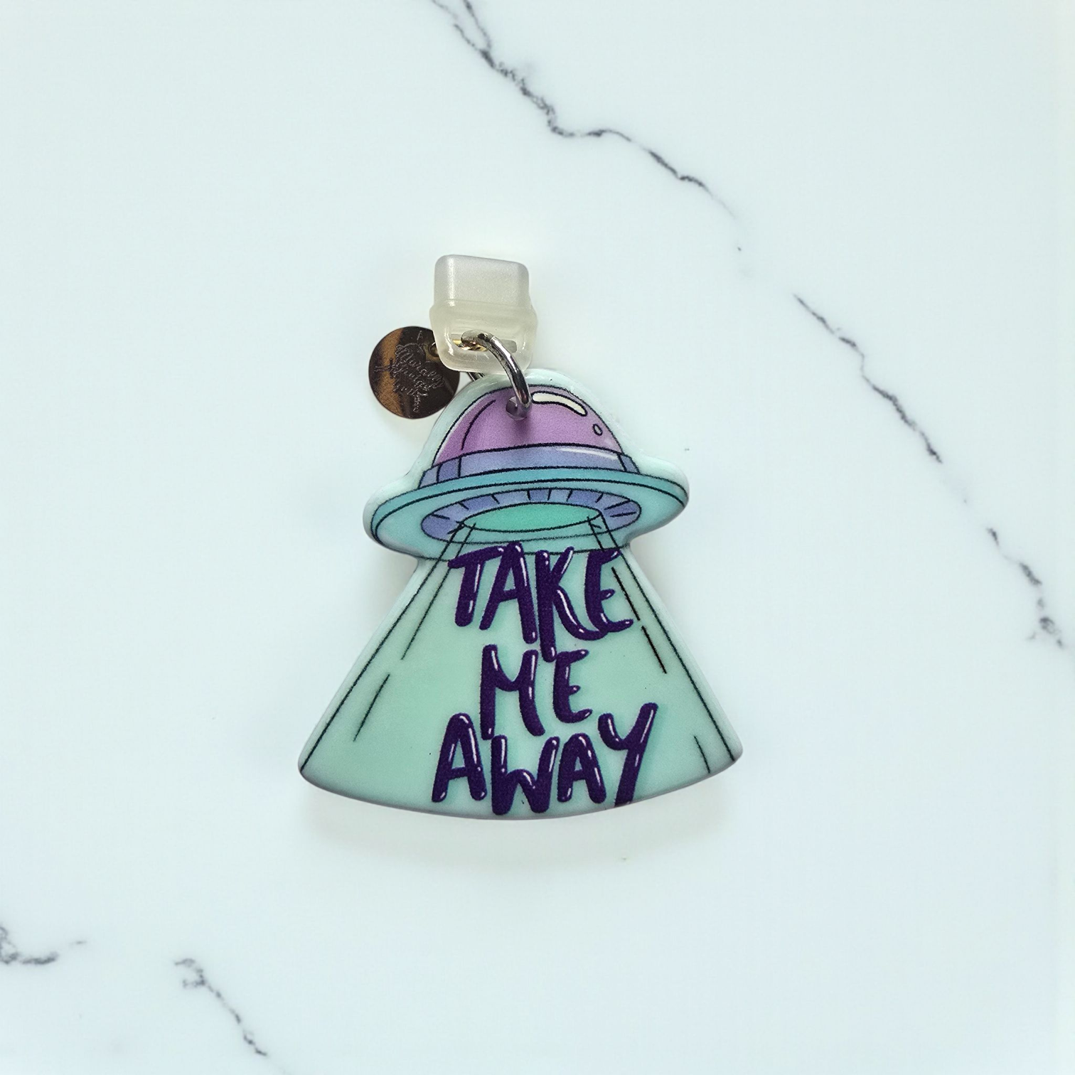 Take Me Away UFO Glow In The Dark Dust Plug