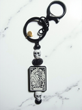 The Reader Gothic Keychain