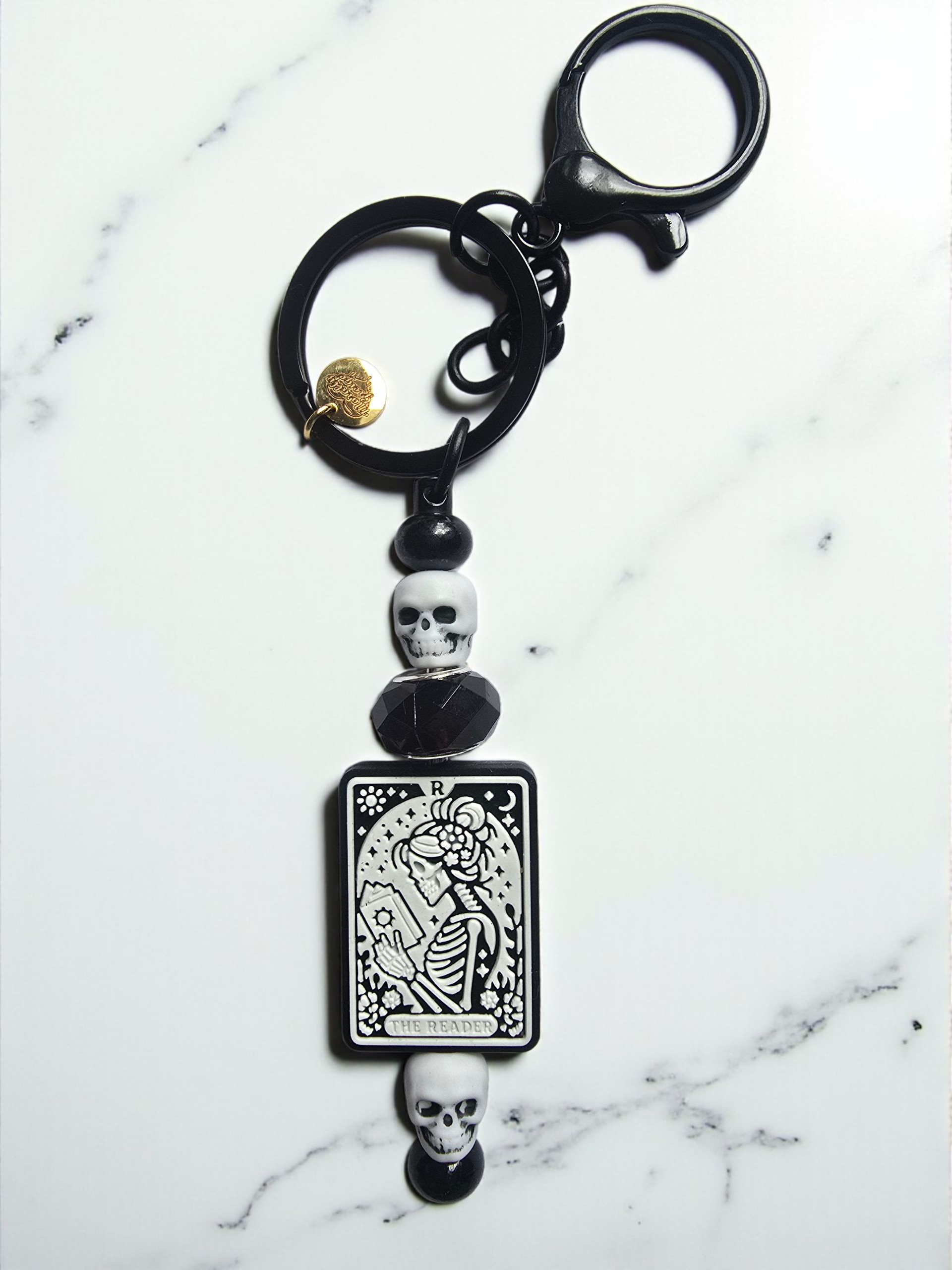 The Reader Gothic Keychain