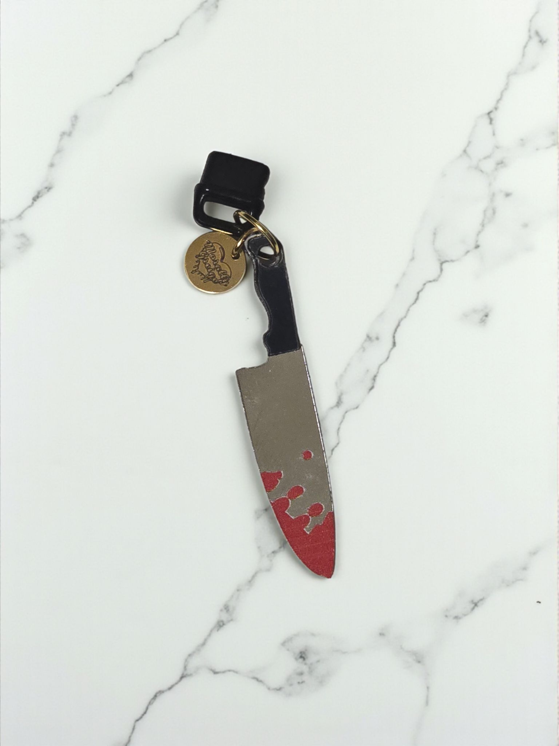 Mirror Slice and Dice Knife Black Dust Plug