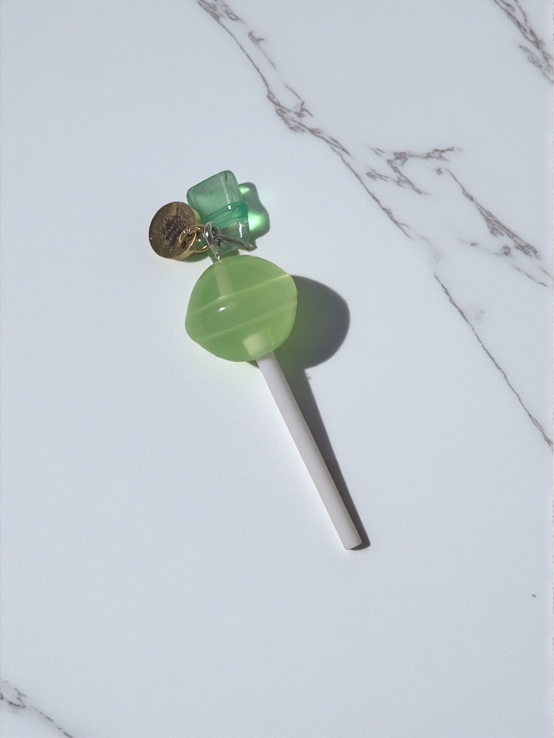 Like A Lollipop Green on Green Dust Plug