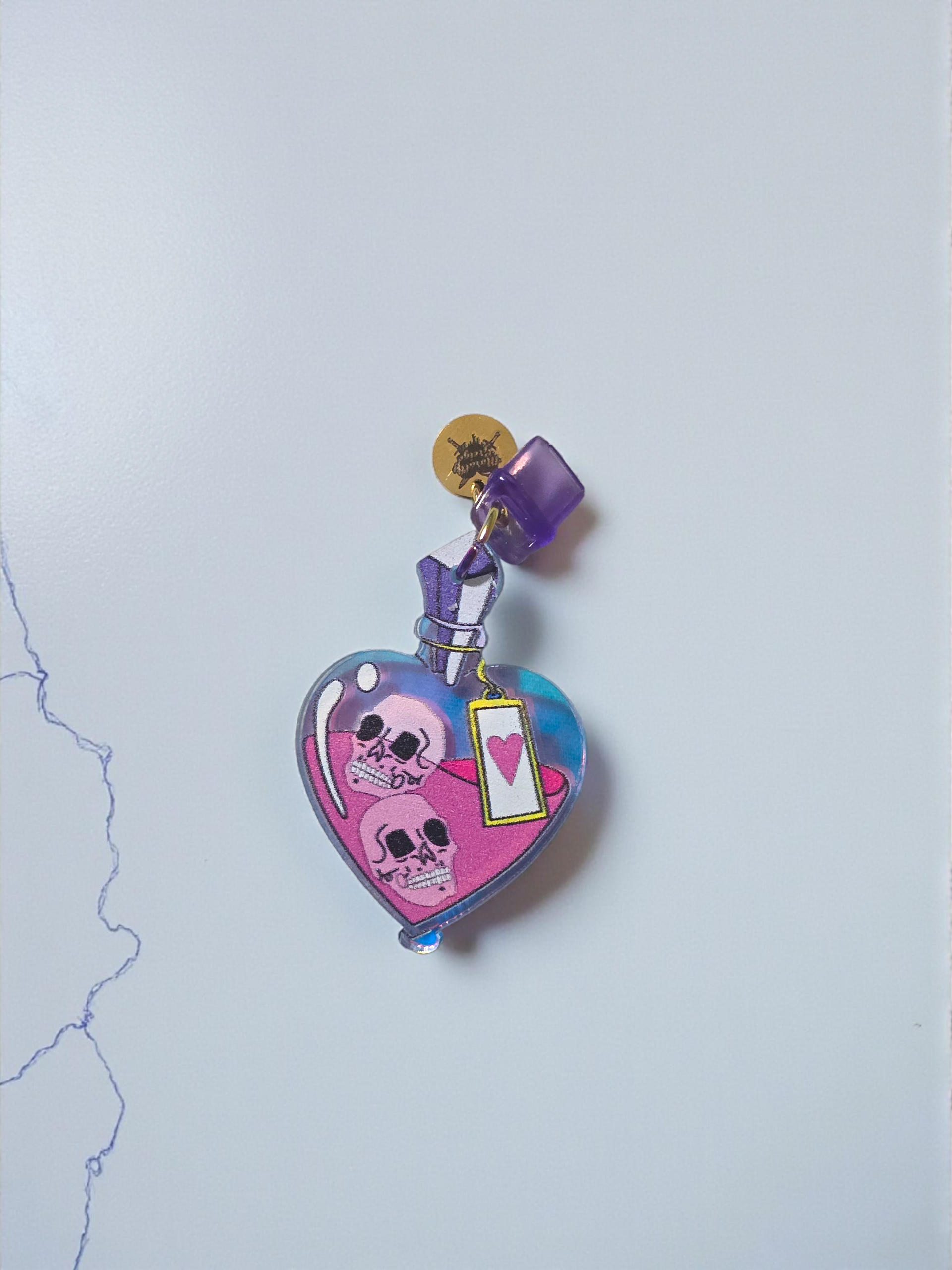 The Antidote Iridescent Bottle Purple Dust Plug