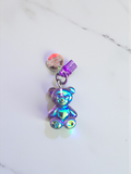 Bear With Me Purple Iridescent Gummy Bear With Purple Dust Plug