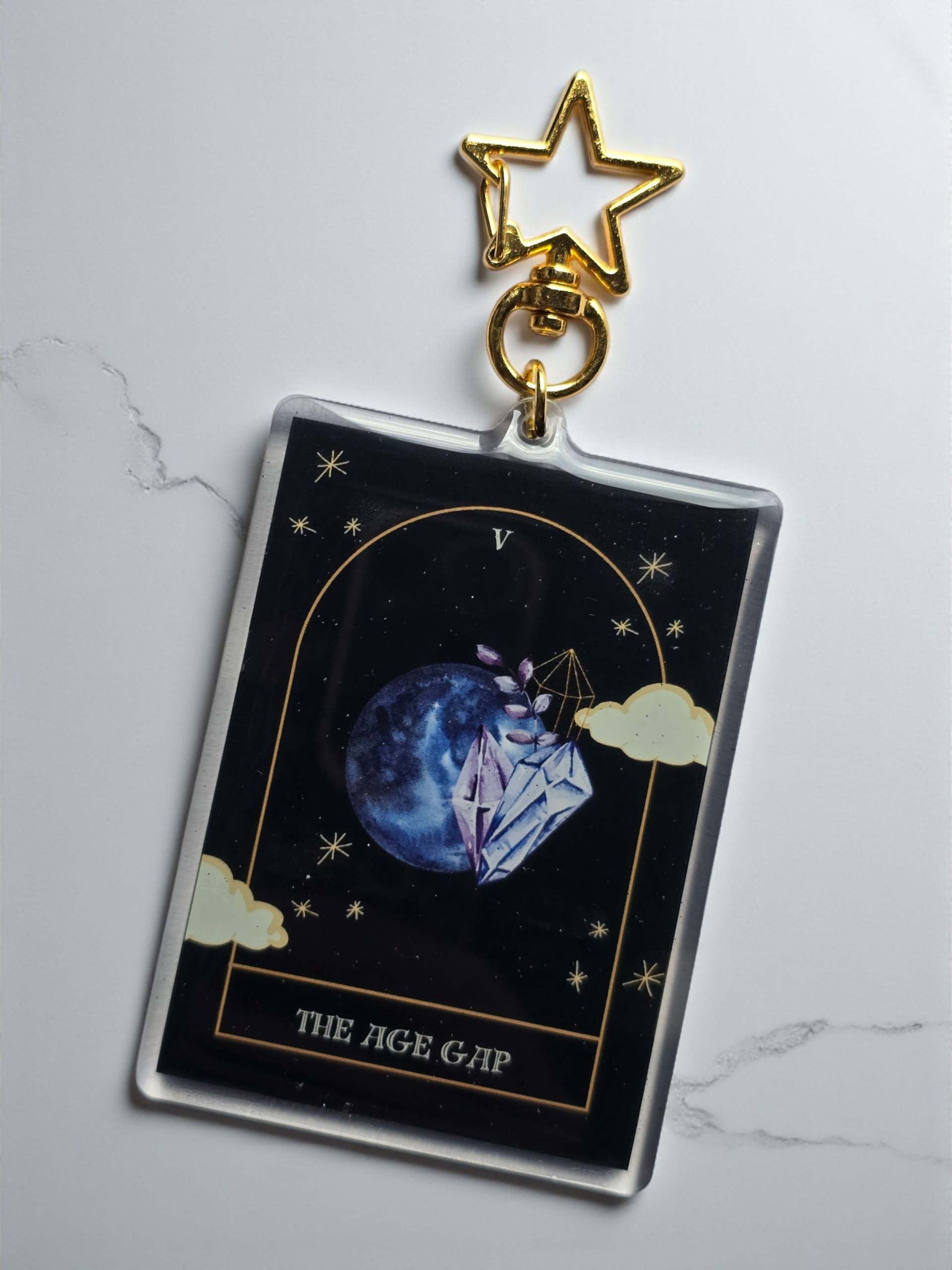 Age Gap Trope Card Keychain