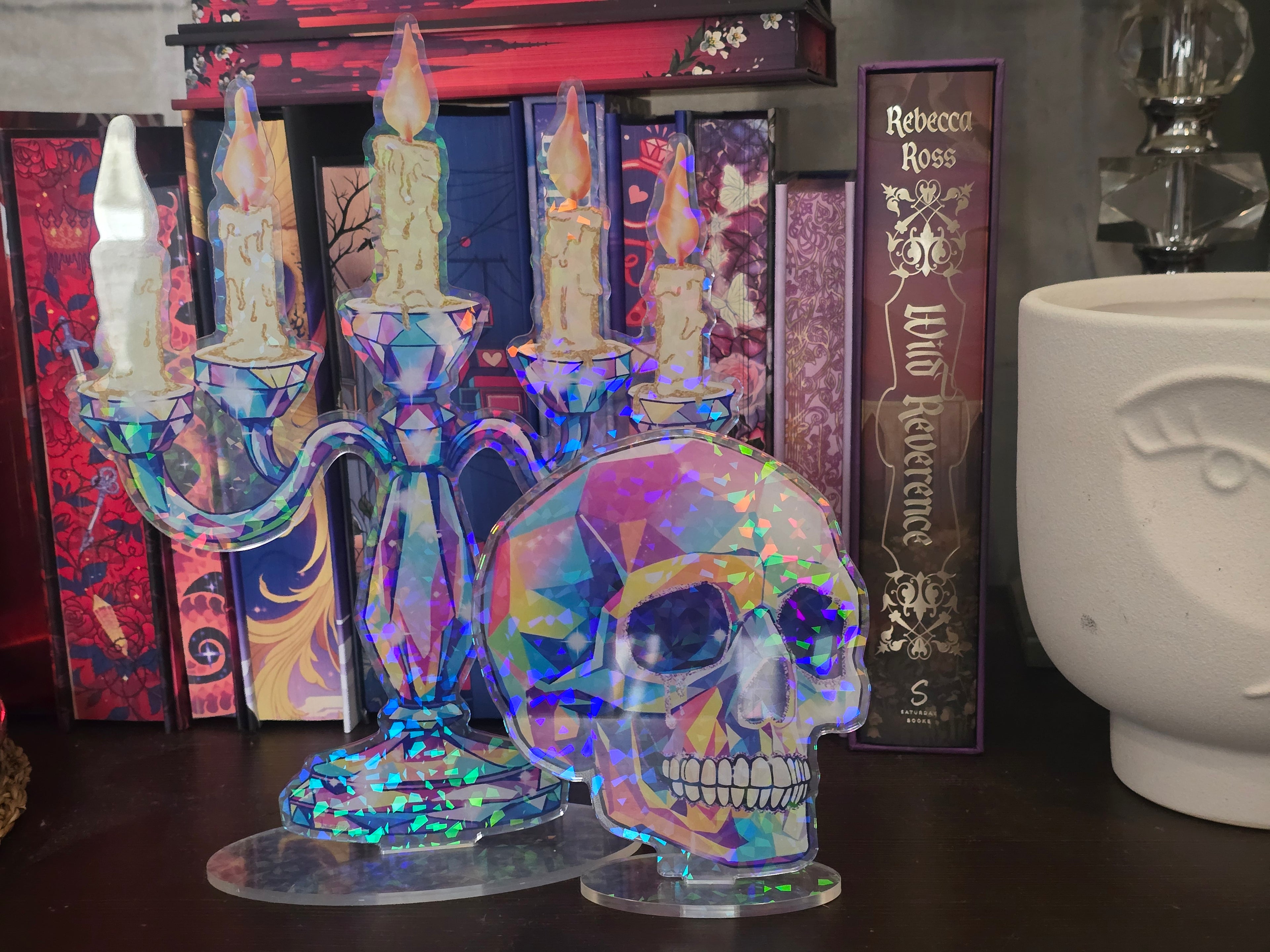 Mosaic 10in Candelabra Standee
