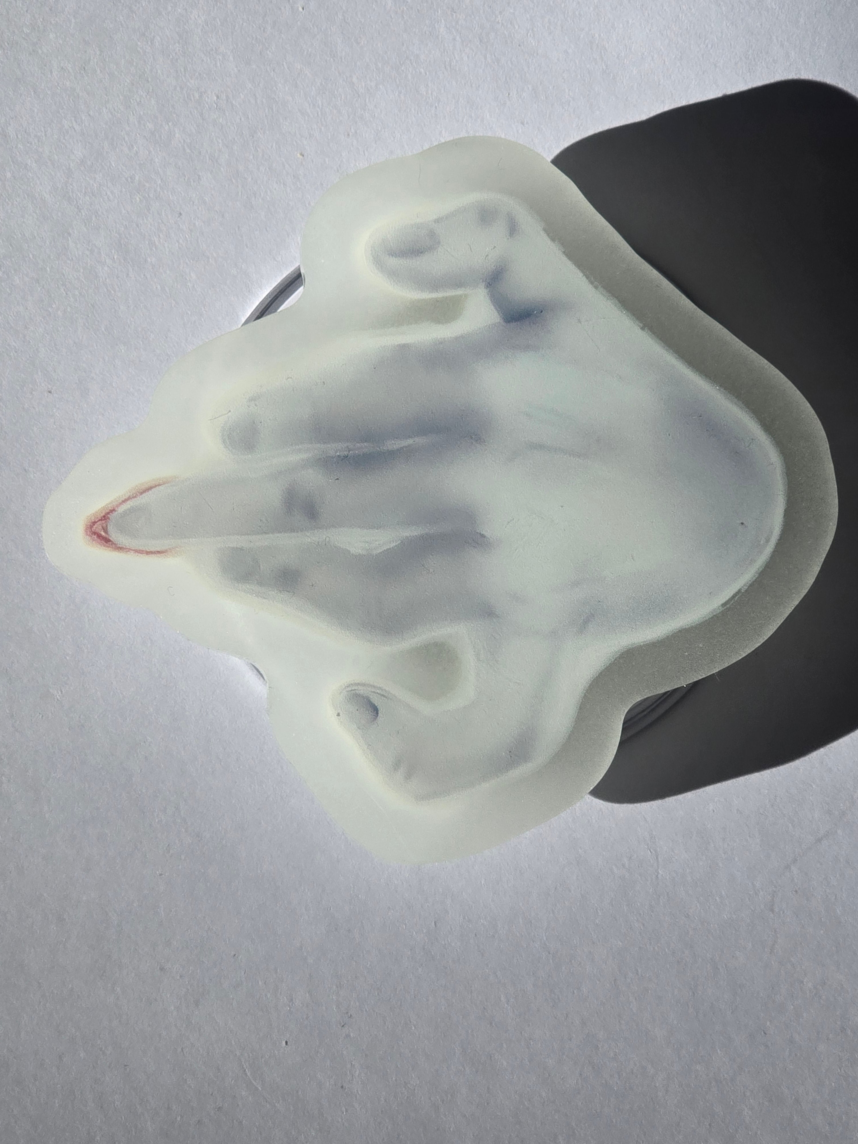 Spicy Ghost Hand Glow In The Dark Phone Grip