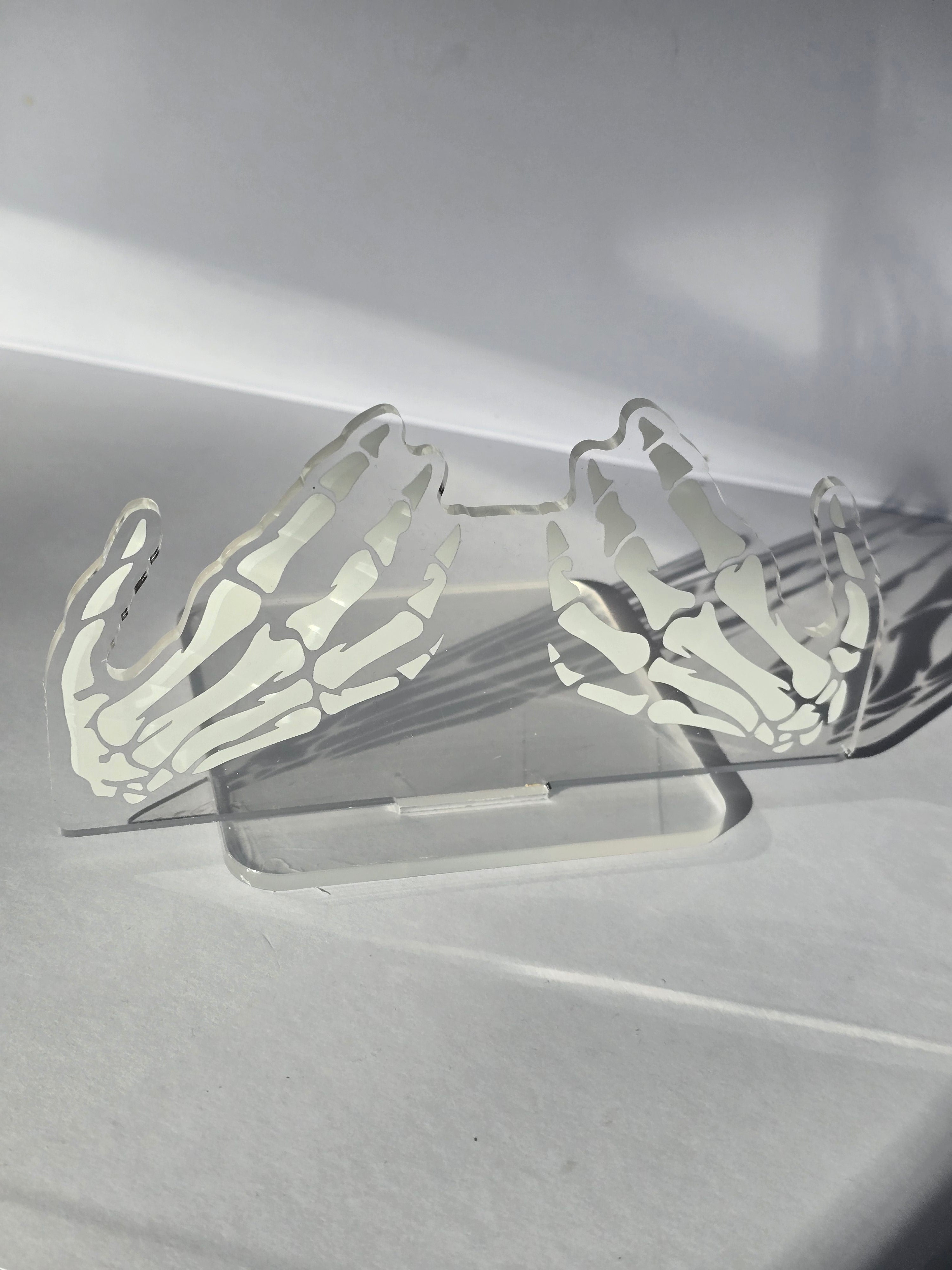Skeleton Hands Bookend Set