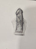TITCOAK Raised Silver Foil Peen Pin