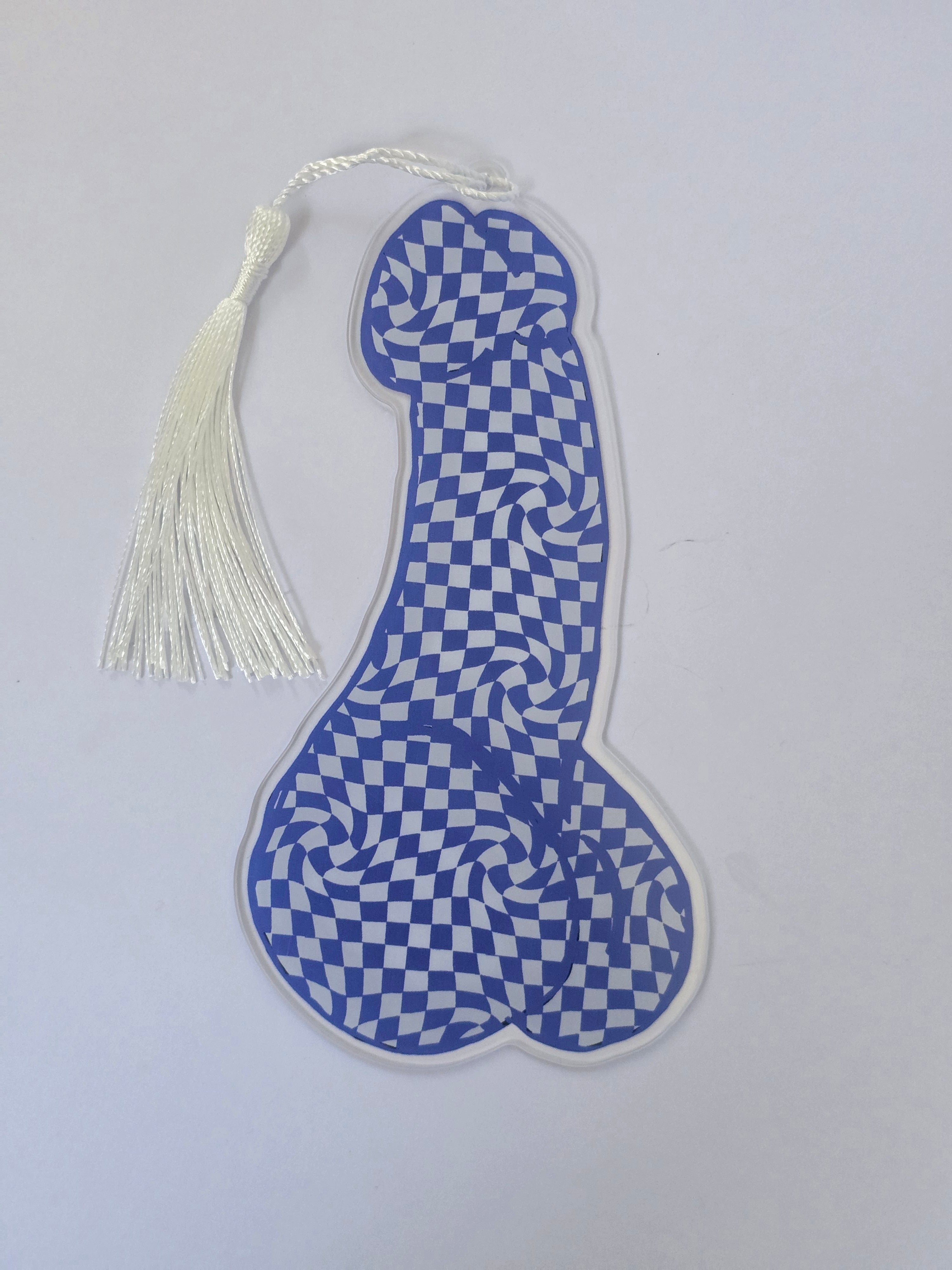 Purple Check Peen Bookmark