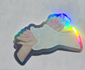 Spicy Hands Holo Stickers