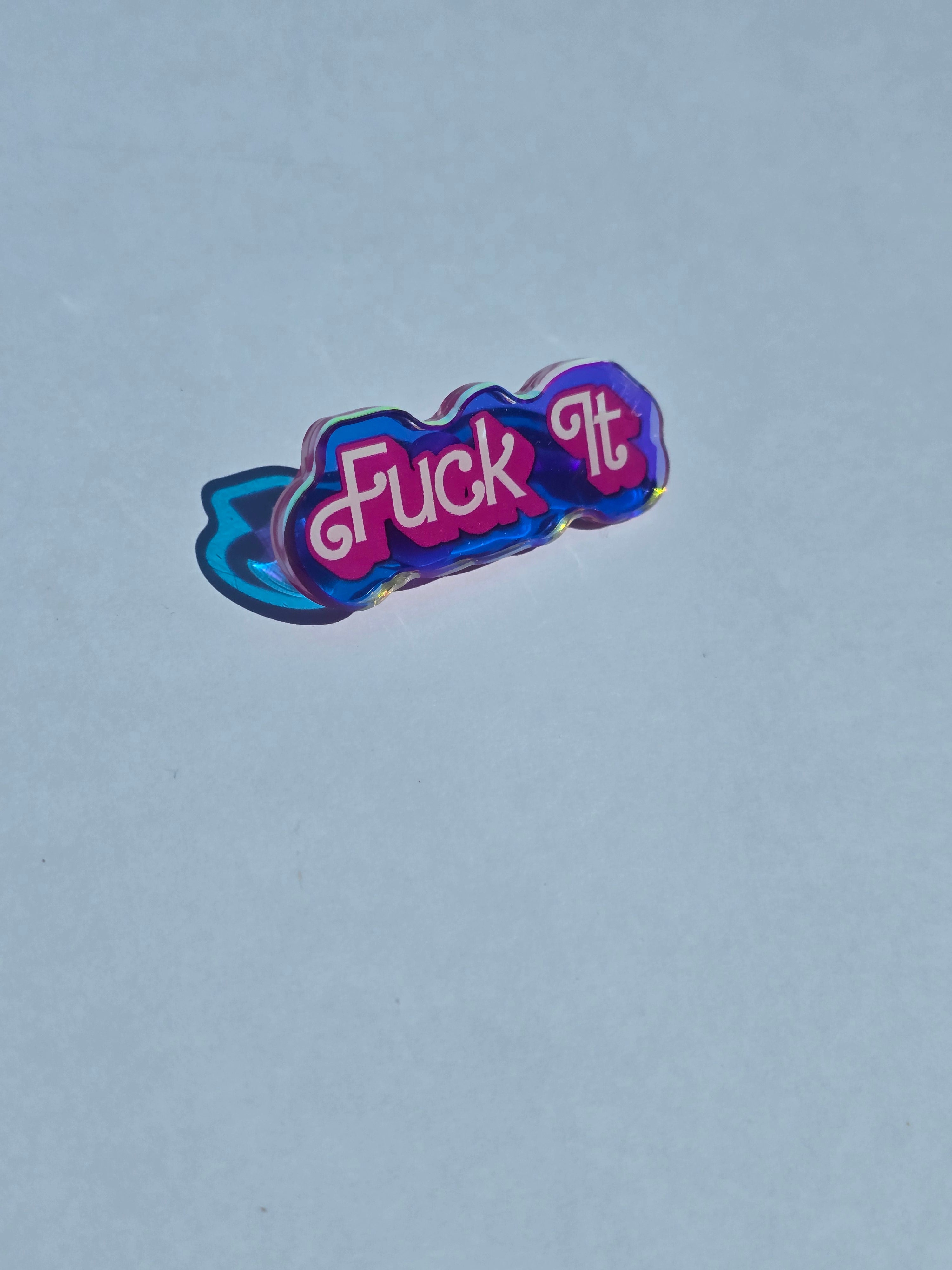 F It Holo Pin