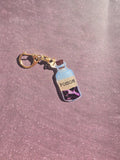 Poison Bottle Keychain Zipper Pull