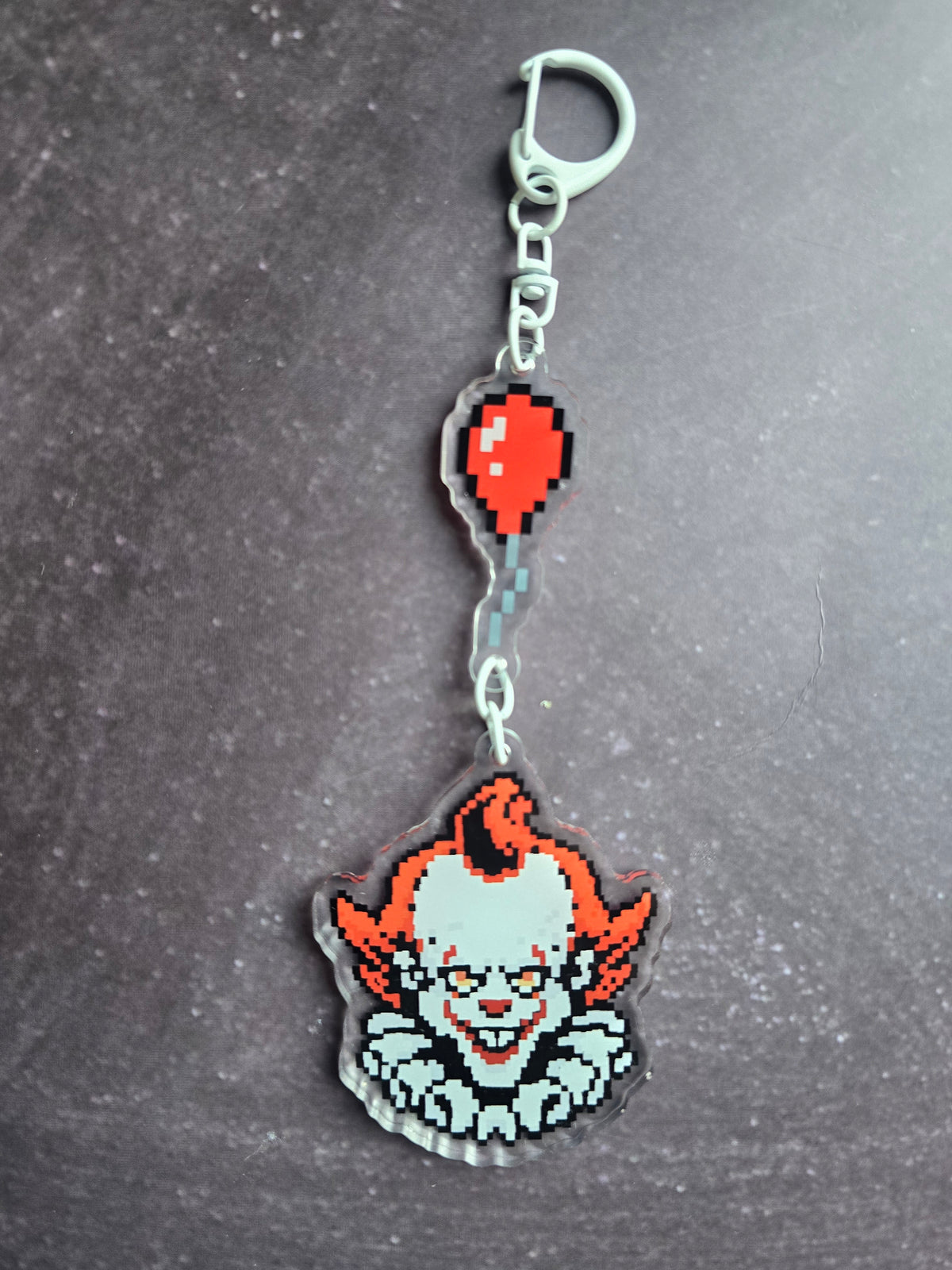 Pixel Horror Clown E-Reader Charm