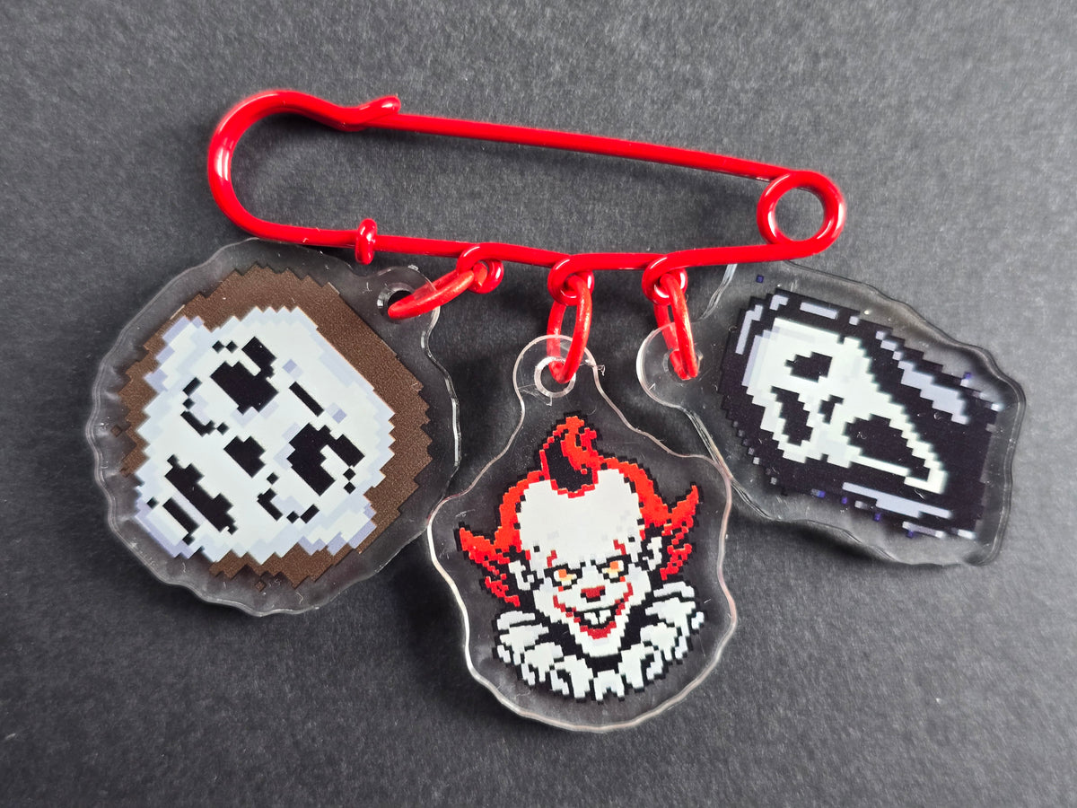 Pixel Slasher Trio Pin