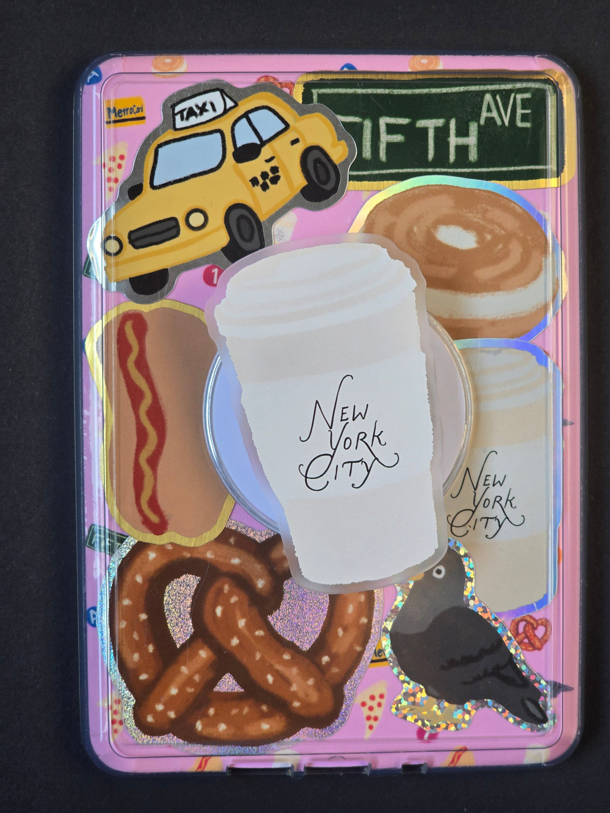 I Heart NYC Coffee Cup Phone Grip