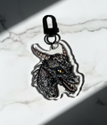 It's Dragon Time Hand Illustrated Dragon Keychain