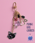 Praise K!nk Charms x The Morally Greigerie The Cat Is On To Us Keychain