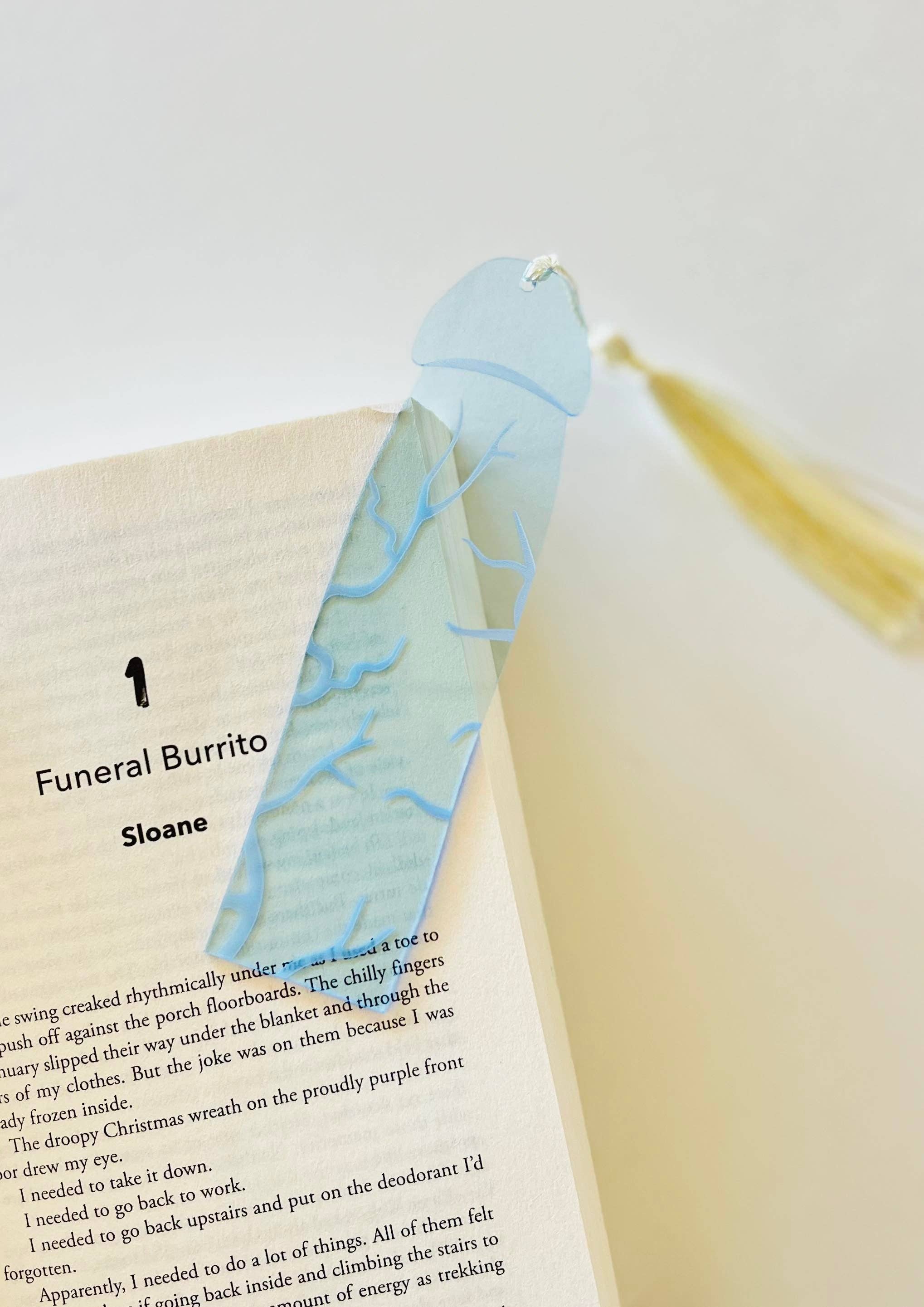 Thundercock Ice Blue Cockmark Acrylic Bookmark