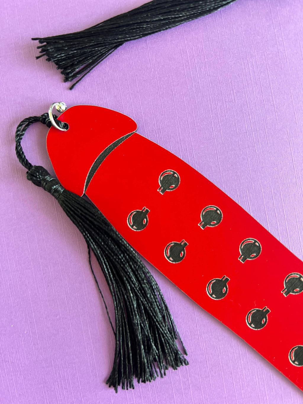 Jacob's Ladder Red Cockmark Acrylic Bookmark
