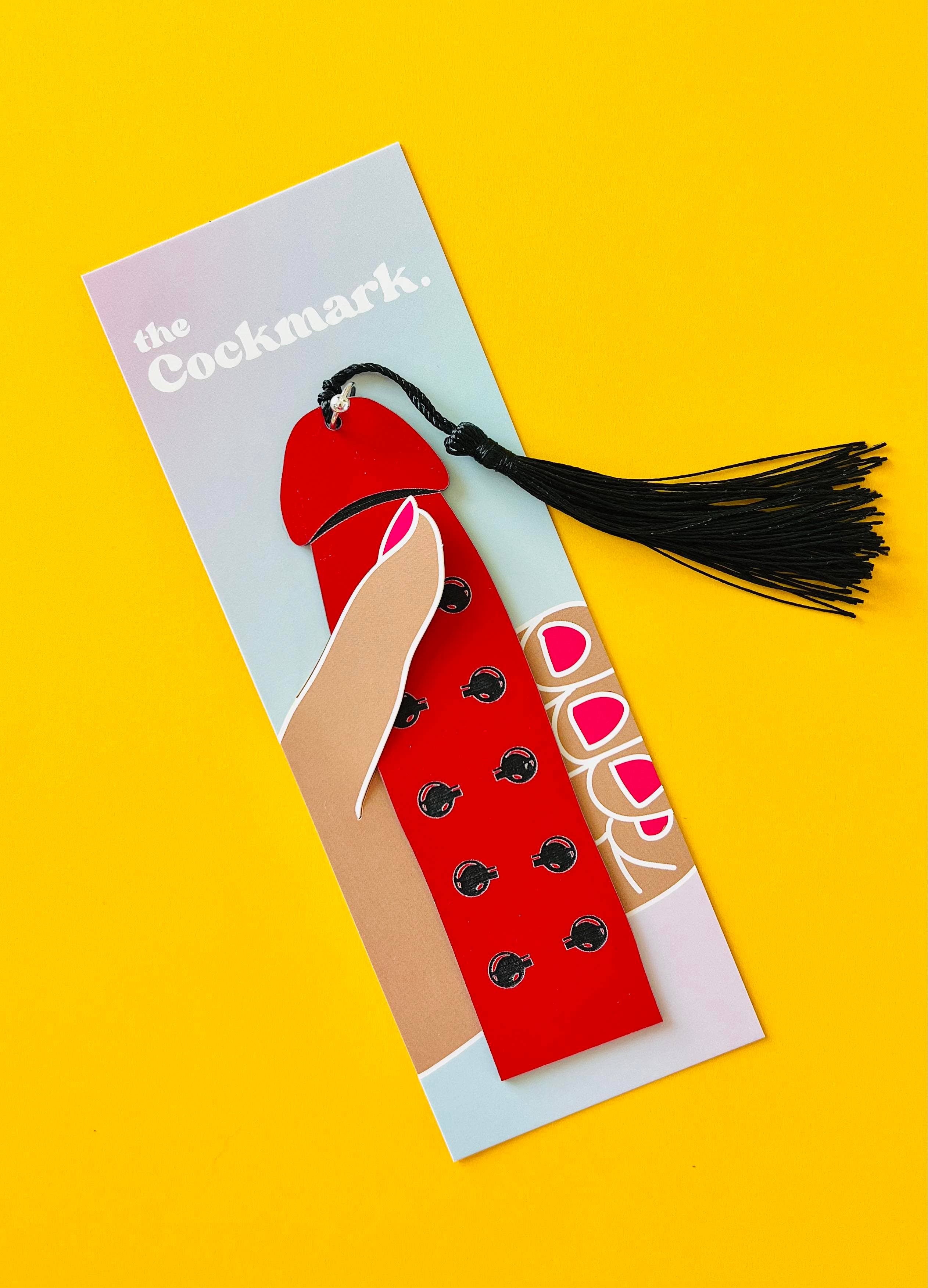 Jacob's Ladder Red Cockmark Acrylic Bookmark