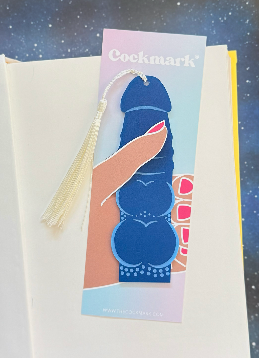 Knotty Boi Cockmark Acrylic Bookmark